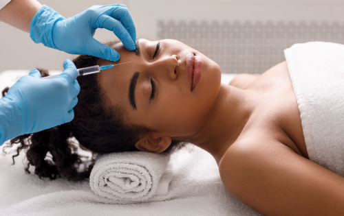 A Young lady getting injectable | Get Medspa Services at Halina Spa in Round Rock & Austin, TX