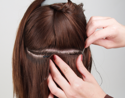 HAIR EXTENSIONS 4 Tied Wefts | Hair Extensions at Halina Spa in Round Rock & Austin, TX
